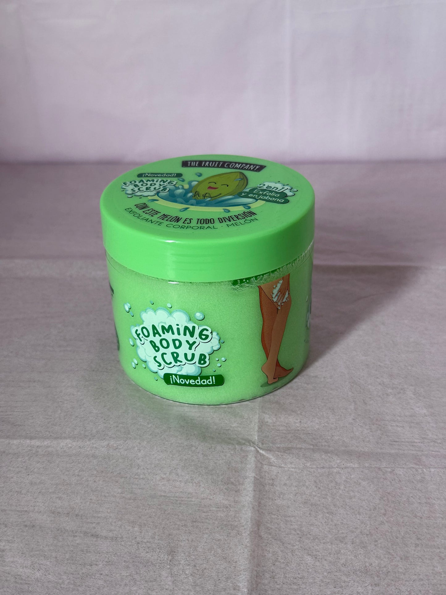 The Fruit Company - BODY SCRUB (Gommage) MELON 400ml | 2 en 1 Gommage et savon