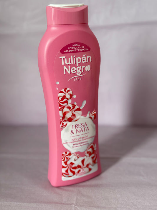 GEL DOUCHE GOURMAND TULIPAN NEGRO FRAISE CHANTILLY 650ML